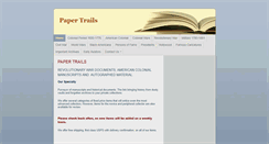Desktop Screenshot of papertrails.us